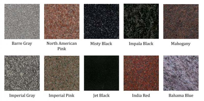 granite colors available 